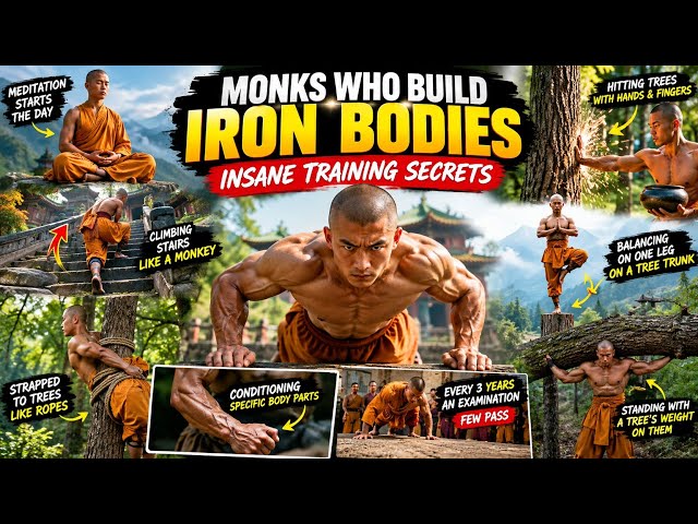 How Shaolin Monks Build “Iron Bodies” 😱 | Their Insane Training Revealed (fixdfact)