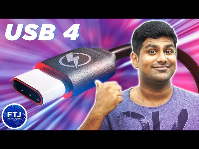 USB 4 Explained - 40 Gb/sec, Thunderbolt 3, 100W Power Delivery, 2 x 4K Displays
