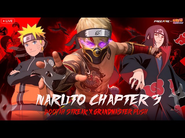 🔴 NARUTO UPDATE  | BOOYAH STREAK × RANK PUSHING 🔥| ff live tamil #ffkprasanth  #freefiremax