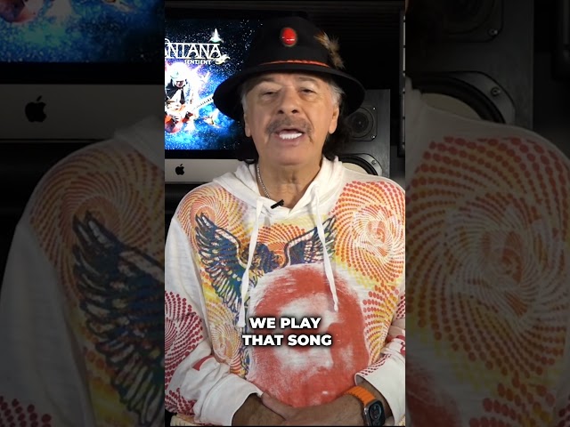 "There's no dubbing, there's no overdubbing - just one take and my guitar" - Carlos Santana #shorts