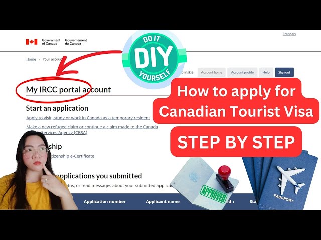 HOW TO PROCESS CANADIAN TOURIST VISA - STEP-BY-STEP GUIDE