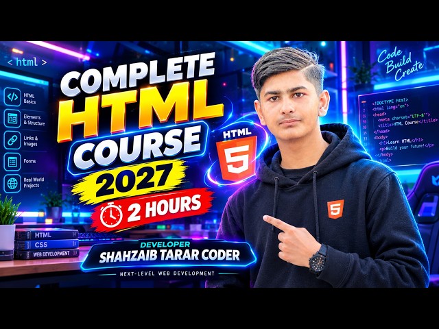 HTML Tutorial for Beginners   Complete HTML Full Coure 2027 FREE