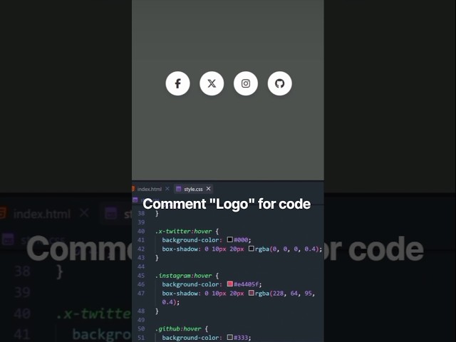 I Created 10 App Logos Using Only HTML & CSS 🤯🔥#shorts 🔥 #html 💻#css 💻 #viral 📈