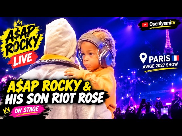 You Won't Believe What A$AP Rocky Said Before Leaving the Stage!