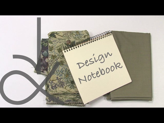 Design Notebook -  Use What You Have - Sustainable Fashion