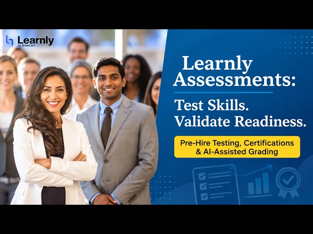 Learnly Assessments Demo | Pre-Hire Testing, Coding Assessments & AI-Assisted Grading