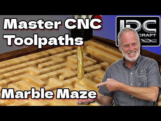 Making a CNC Marble Maze? ...Best Toolpath Methods!