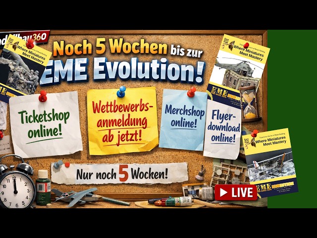 5 Weeks to go to Euro Model Expo Evolution 2026