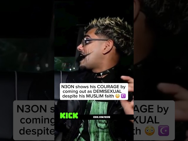 N3ON shows his COURAGE by coming out as DEMISEXUAL despite his MUSLIM faith 😳 ☪️ #n3on