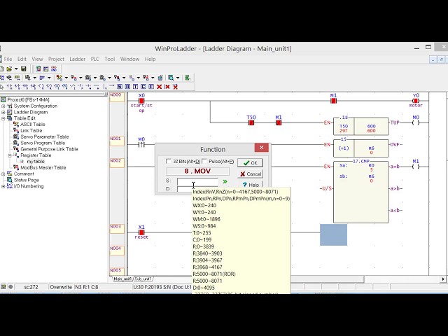 PLC ladder logic programming tutorial# 13: time controlled motor / machine "fatek plc" WinProladder