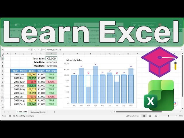 Excel Beginners Guide