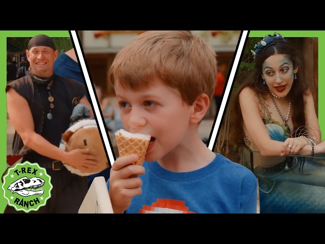 Renaissance Festival | T Rex Ranch | Learning for Kids - Explore With Me!