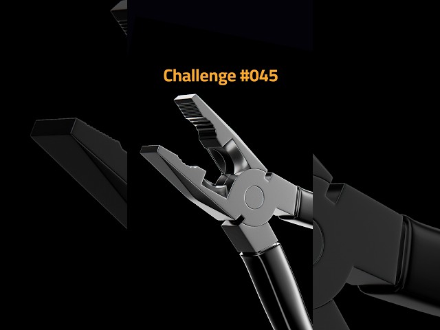 3D Modeling Challenge #045 - Pliers