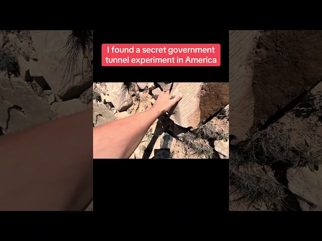 Exploring secret❌😳 government tunnel experiments