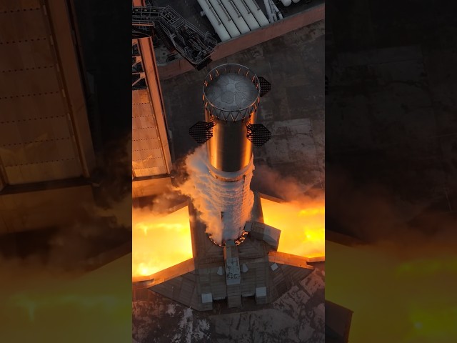 STATIC FIRE! SpaceX Starship Booster 20