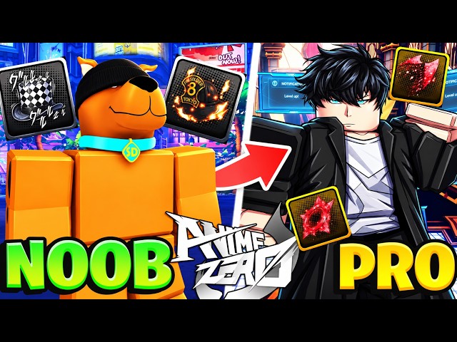 I Went NOOB To PRO In 24 Hours In ONE VIDEO! [Anime Zero]