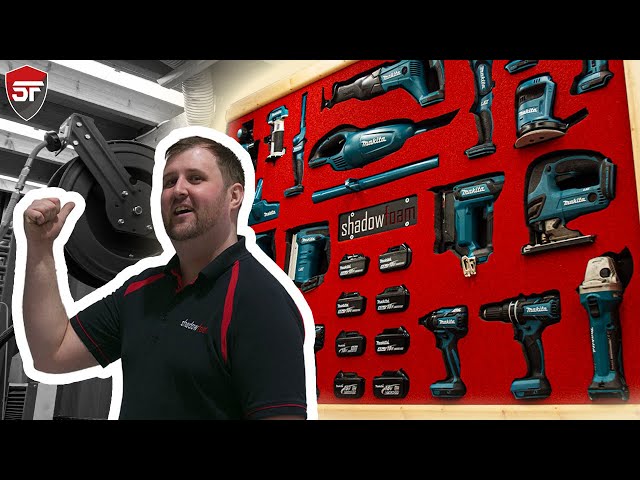 Makita Power Tool Wall! - INSANE Workshop Storage Idea
