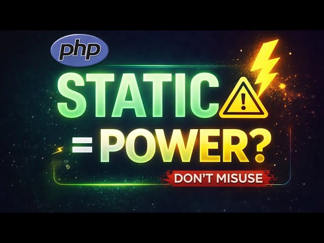 Static in PHP: Common Mistakes to Avoid