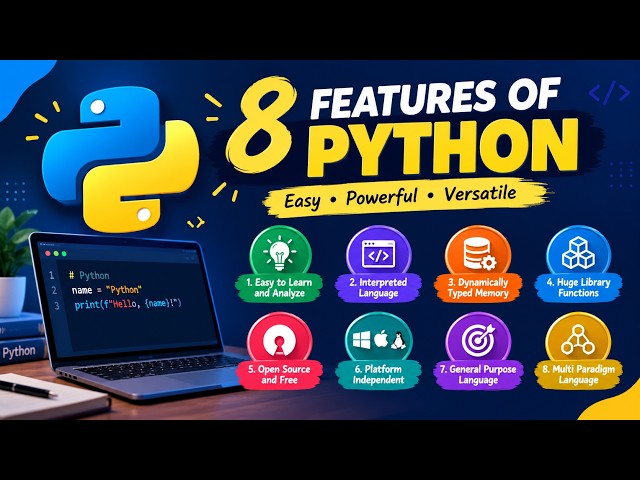 8 Features of Python You Should Know | Python Basics for Beginners