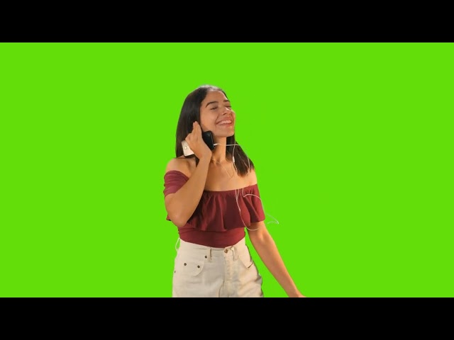 Epic Dance Moves with Earphones | Green Screen Fun!
