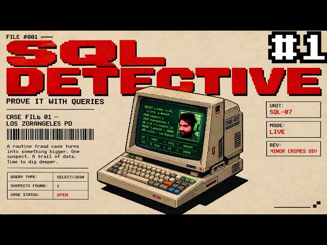 I Solved a Minor Crime Using Only SQL | Database Detective: Minor Crimes Division