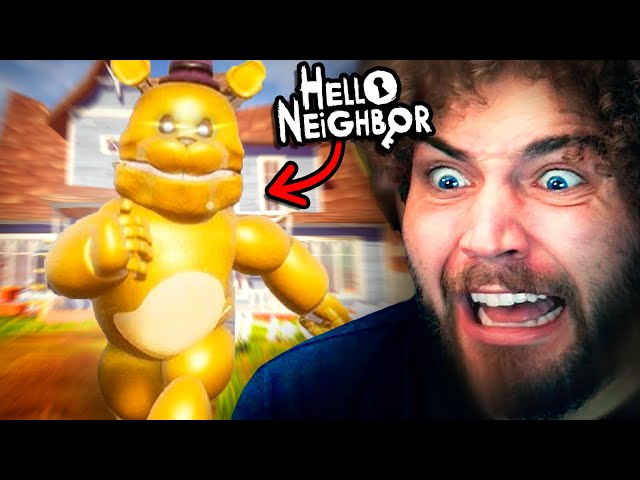 HELLO NEIGHBOR MAS O VIZINHO É O FREDDY FAZBEAR