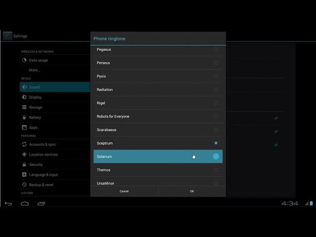 Android 4.0 ICS all ringtones, alarms, notifications.