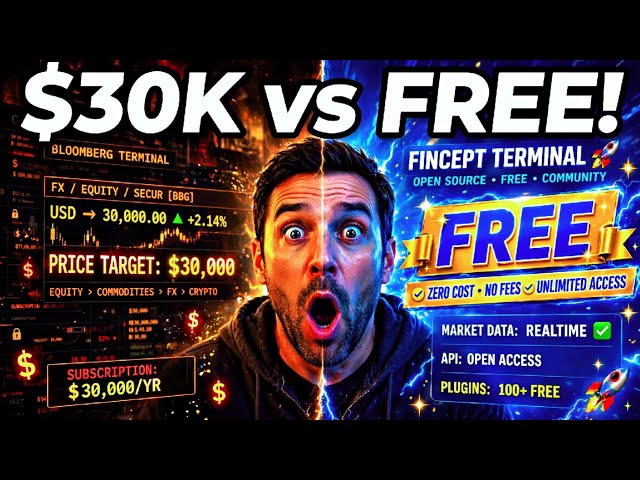 🔥 The $30,000 Wall Street Secret Is Now FREE #Fincept #USA