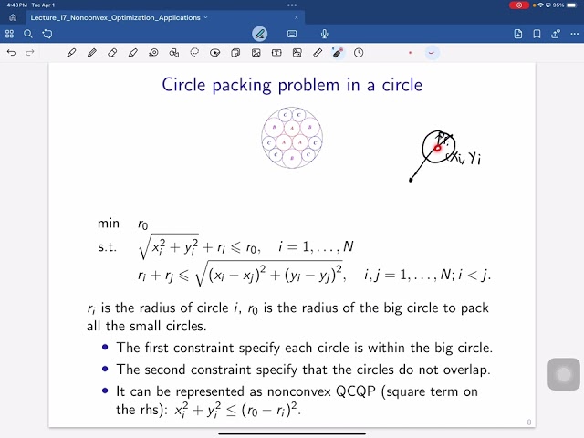 Lecture 17 Nonconvex Optimization Applications