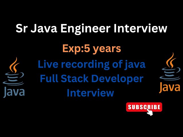 5 Years Experience Java Full Stack Developer Interview Questions: Everything You Need to Know