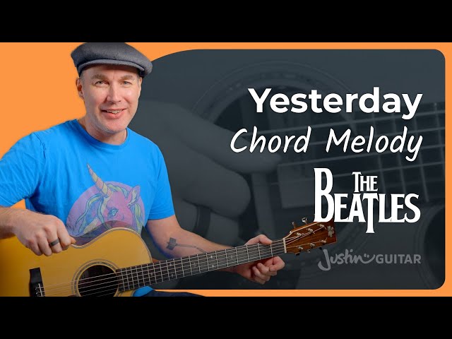 Yesterday by The Beatles - Finger Style | Easy Guitar Lesson