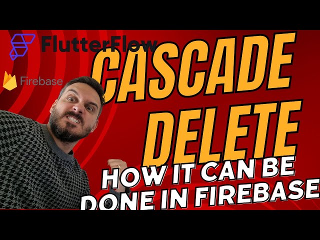 Cascade Delete in @Firebase using a Cloud Function