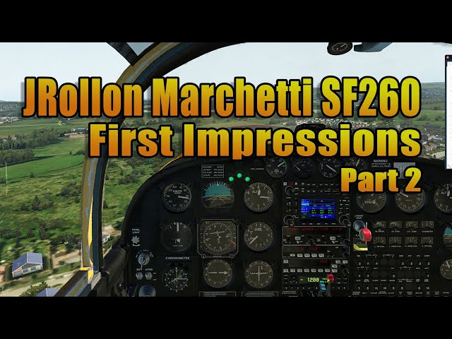 JROLLON MARCHETTI SF260 FIRST IMPRESSIONS PART 2