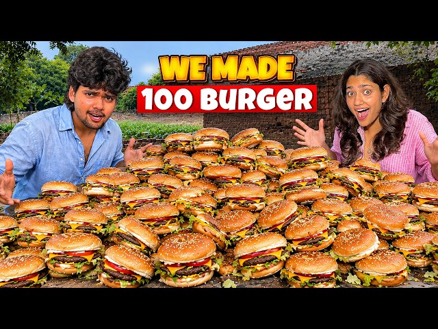 I Made 100 Burgers… This Was CRAZY 😱