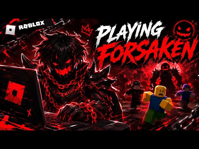 Playing Roblox Forsaken (nasema pochu da)