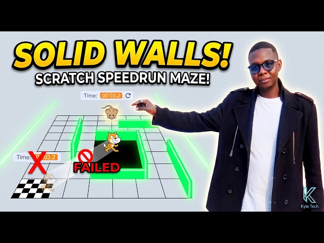 I Coded a Hardcore Speedrun Game in Scratch! (Easy Tutorial)