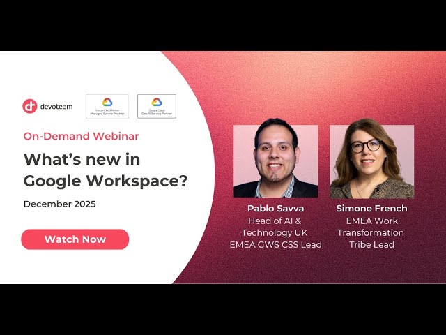 What's new in Google Workspace? December 2025