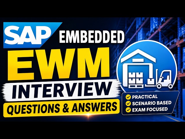 SAP Embedded EWM Interview Questions and Answers