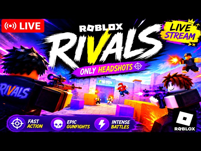 🔴 RIVALS LIVE | ULTRA FORCE GAMING #roblox  #rivals #gaming