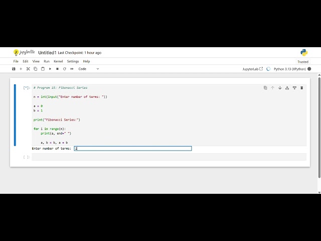 🐍 Python for Beginners #15 | Fibonacci Series in Python | For Loop Program