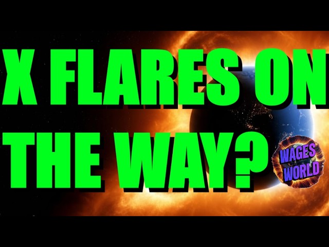 X-FLARES POSSIBLE THIS WEEK / WHAT WENT ACROSS THE SUN / STORM HAS 2 EFFECTS AT SAME TIME