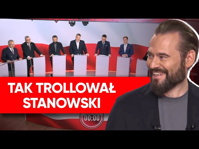 Stanowski na debacie: Wszystkie riposty i zaczepki