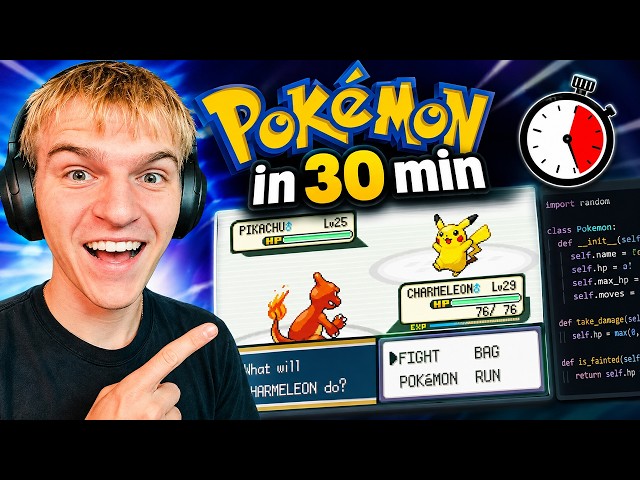 How YOU Can Program Pokémon Battles in Python in 30 Minutes