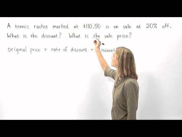 Discount Formula | Math Placement Test Prep | ALEKS | TSI | ACCUPLACER | PERT | MathHelp.com