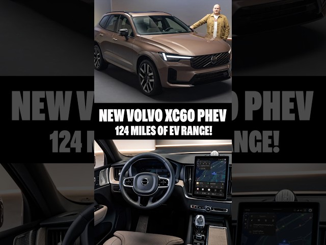 New Volvo XC60 PHEV with a massive 124 miles of EV range