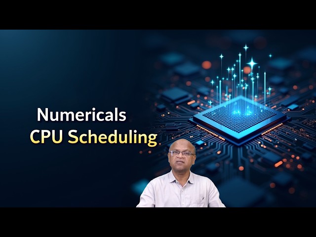 Numaricals CPU Scheduling by Dr. S. Janardhana Rao