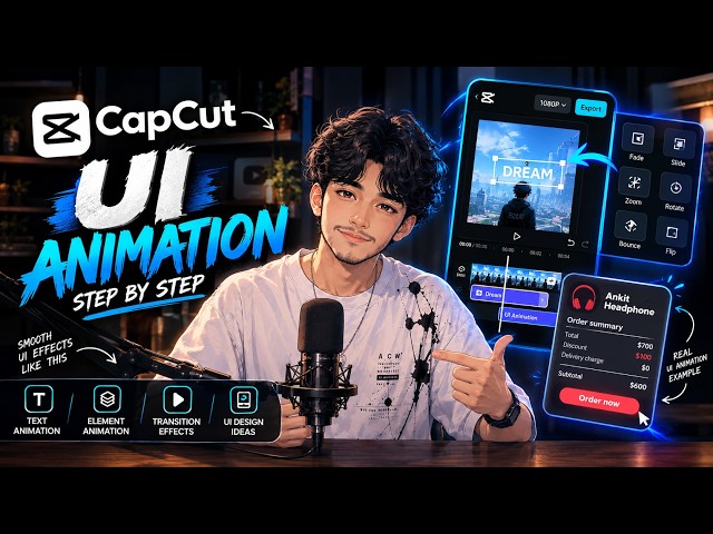 UI Animation in CapCut | Complete UI Animation Tutorial for Beginners