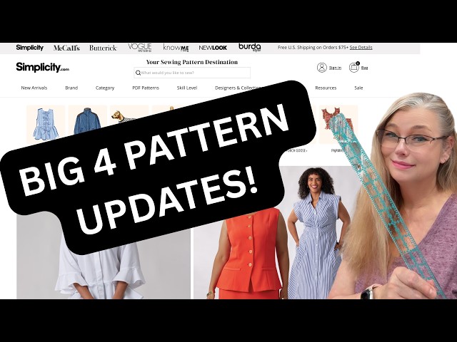 BIG 4 Updates on Sewing Patterns: What's Next, What's Working, What is Missing