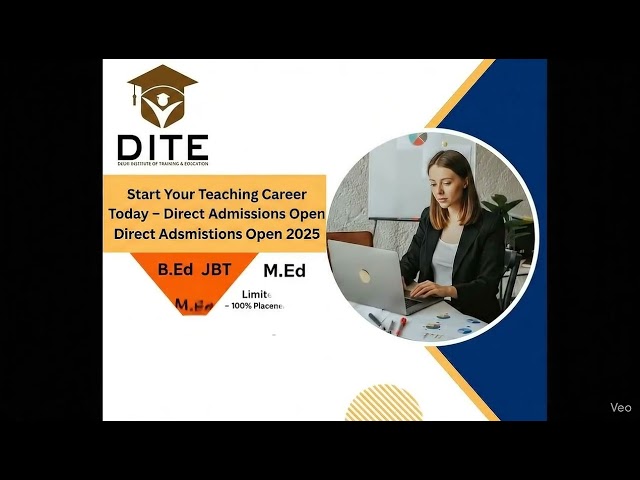 Admission Open B.ed/jbt/D.Pharma/Special Education/ITI /vocational /Online Distance Courses