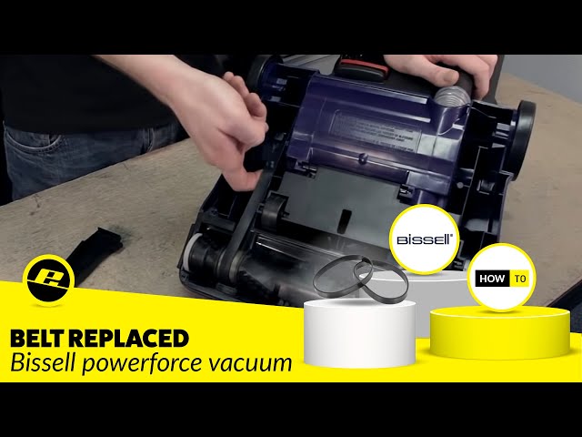 How to Replace the Belt on a Bissell Powerforce Bagless Vacuum Cleaner
